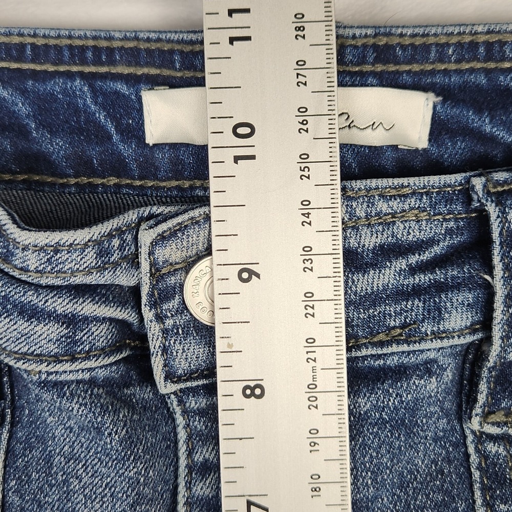 KanCan Jeans Womens Size 9/28 Avery‎ Straight Leg Cargo Jeans Dark Wash Denim - Picture 9 of 10